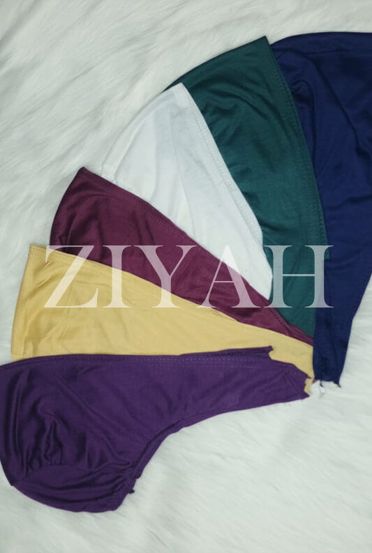 Tie-Back Hijab Cap - Pack of 6 & 12.