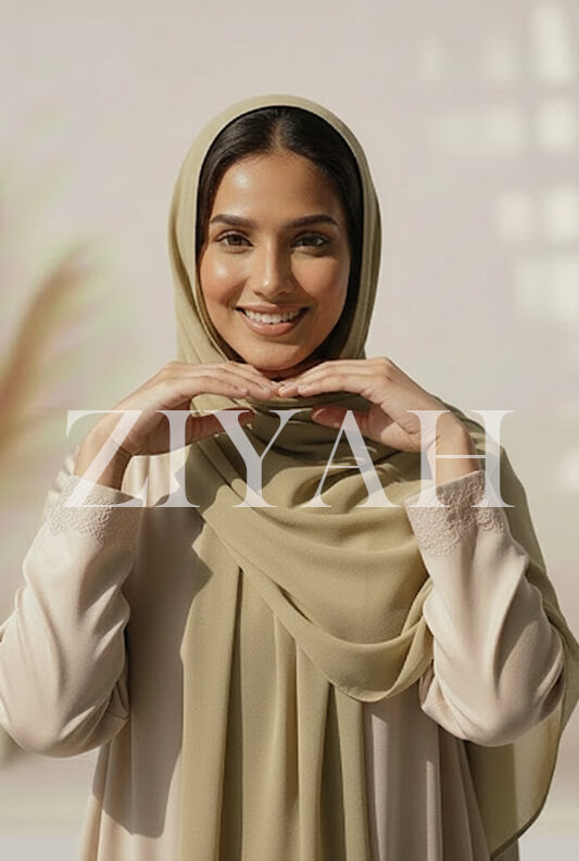 Chiffon Georgette - Khaki