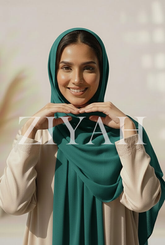 Chiffon Georgette - Teal