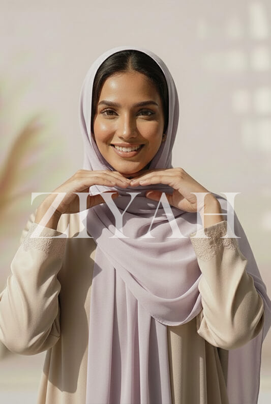 Chiffon Georgette - Light Lilac