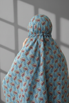 Namaz Chadars With Sleeves (Printed) - Blue Mix
