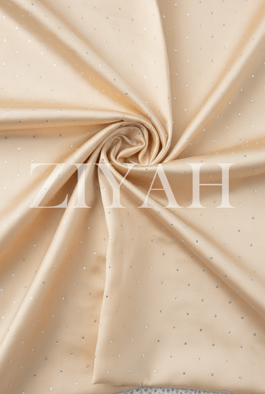 Stone Silk Hijab - Cream