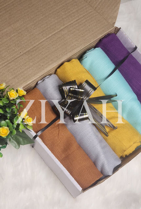 Turkish Lawn Hijab - Bundle of 5