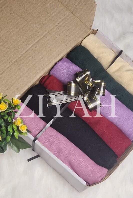 Turkish Lawn Hijab - Bundle of 6