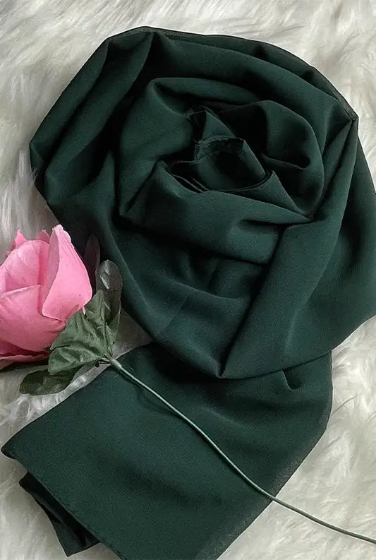 Chiffon Georgette - Dark Green