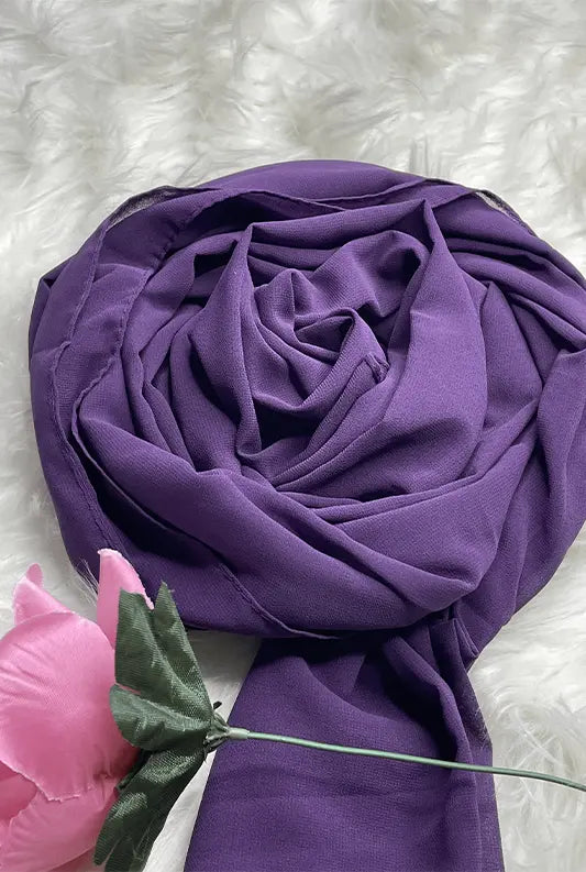 Chiffon Georgette - Dark Purple