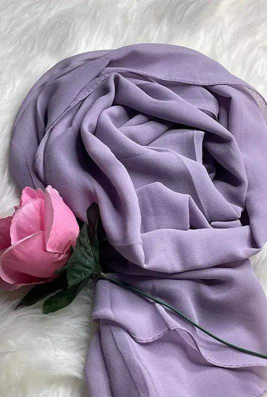 Chiffon Georgette - Light Lilac
