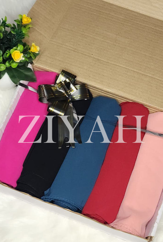 Chiffon Georgette - Pack of 5