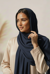 Chiffon Georgette - Navy Blue