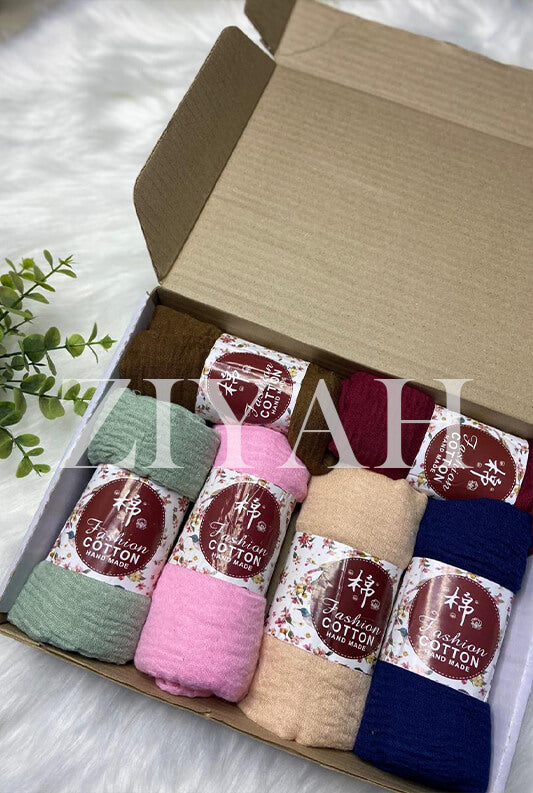 Crimps Hijab - Bundle of 6