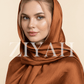 Crinkle Silk Hijab - Copper