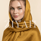 Crinkle Silk Hijab - Golden