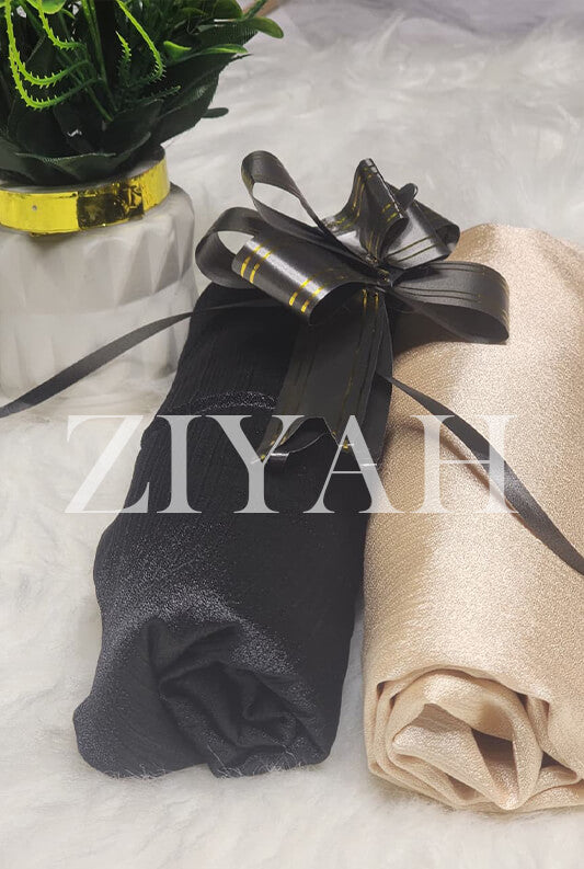 Crinkle Silk Hijab - Bundle of 2