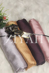 Crinkle Silk Hijab - Bundle of 4