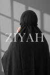 Namaz Chadar With Sleeves (Plain) - Black