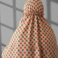 Namaz Chadars With Sleeves (Printed) - Orange