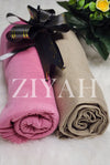 Plain Jersey Hijab - Bundle of 2