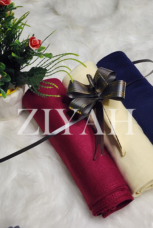 Plain Jersey Hijab - Bundle of 3