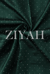 Stone Silk Hijab - Dark Green