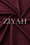 Stone Silk Hijab - Maroon