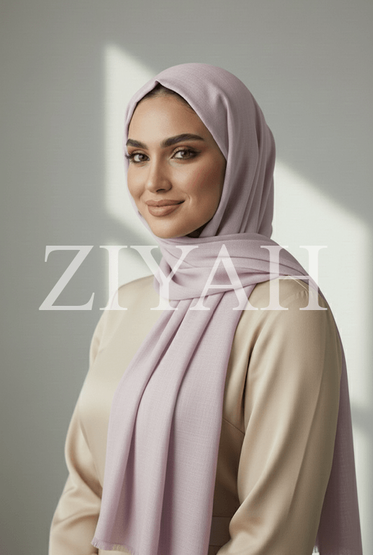 Turkish Lawn Hijab - Light Lilac