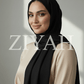 Turkish Lawn Hijab - Black