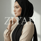 Turkish Lawn Hijab - Black