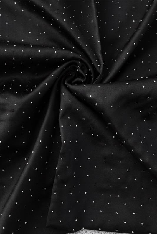 Stone Silk Hijab - Black