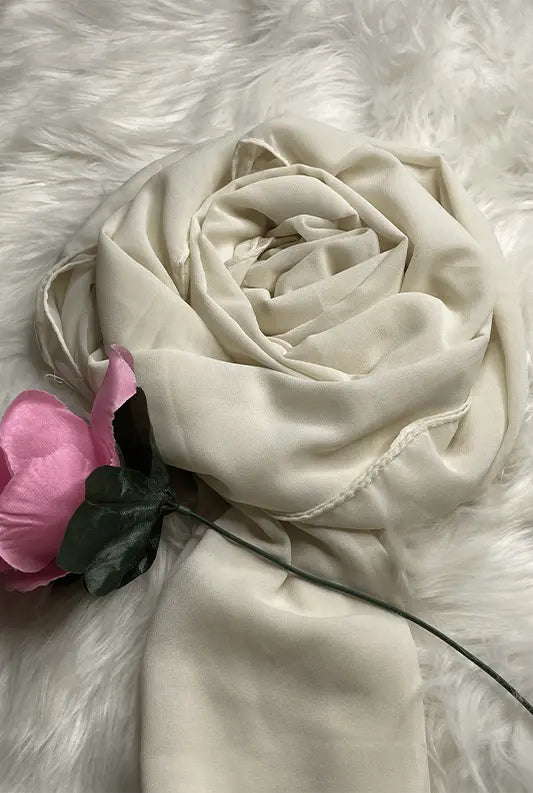Chiffon Georgette - Cream