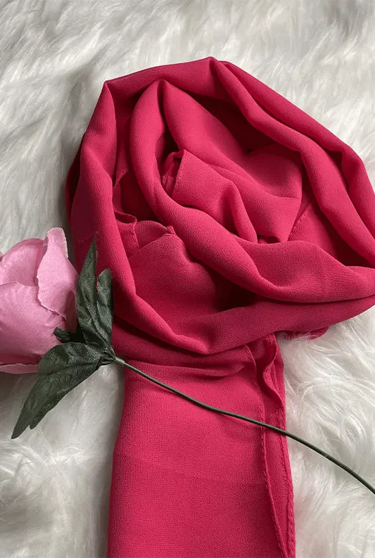 Chiffon Georgette - Dark Pink