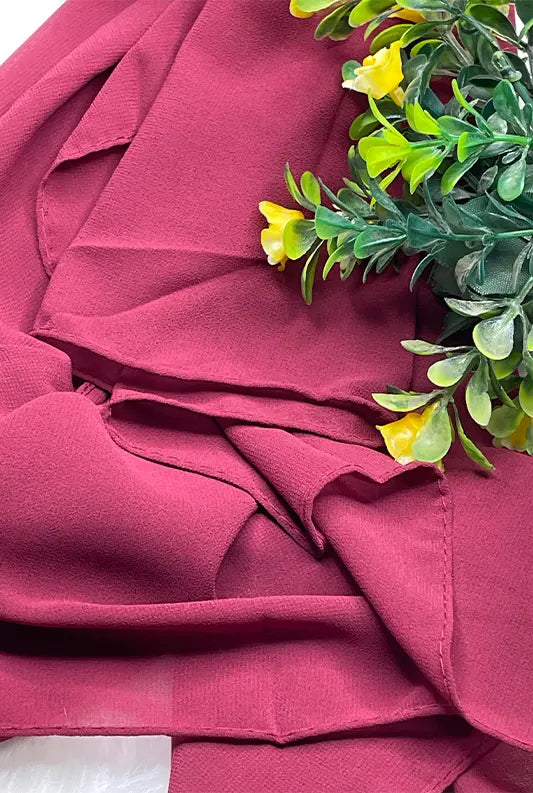 Chiffon Georgette - Maroon