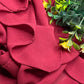 Chiffon Georgette - Wine Red