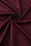 Stone Silk Hijab - Maroon