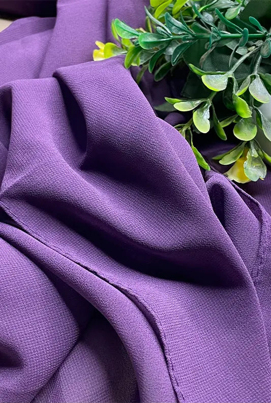 Chiffon Georgette - Dark Purple