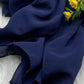 Chiffon Georgette - Navy Blue