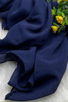 Chiffon Georgette - Navy Blue
