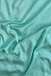 Crinkle Silk Hijab - Aqua