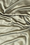 Crinkle Silk Hijab - Olive Green