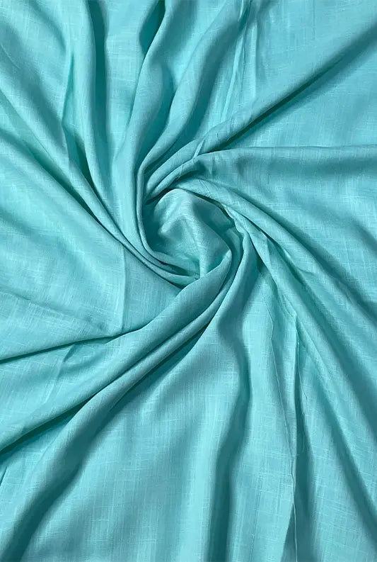 Turkish Lawn Hijab - Aqua